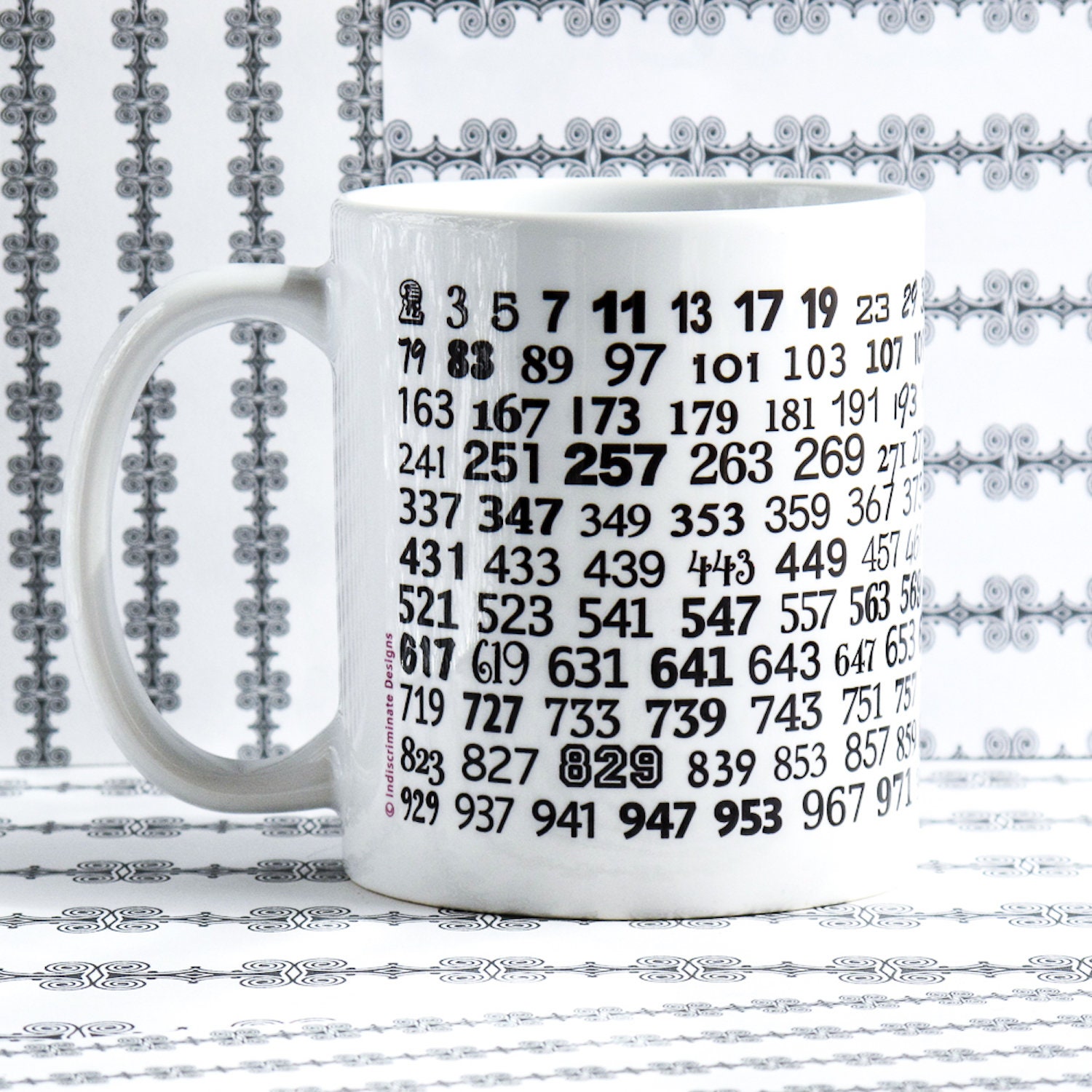 Prime Numbers Mug, Gift for Math Teacher, Gift for Mathematician ...