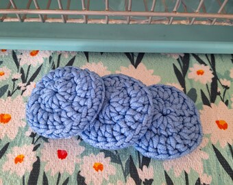 3 pack reusable, Non- scratching Dish Scrubber , eco friendly,  dishwasher safe, kitchen snd household cleaning sponge
