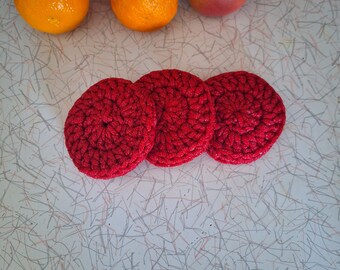 3 pack reusable, Non- scratching Dish Scrubber , eco friendly,  dishwasher safe, kitchen snd household cleaning sponge
