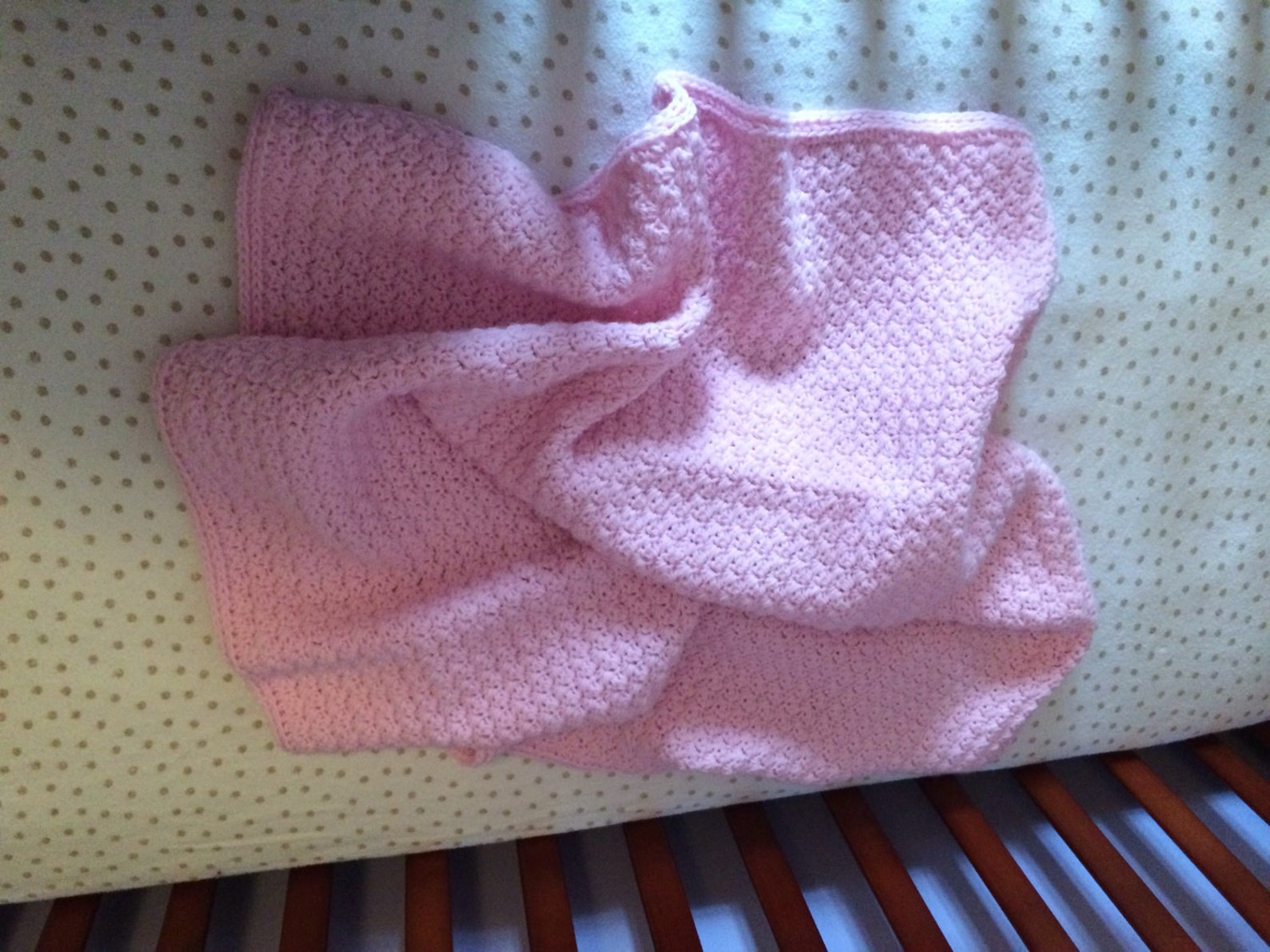 Signature baby blanket in pink pink baby swaddle pink Etsy