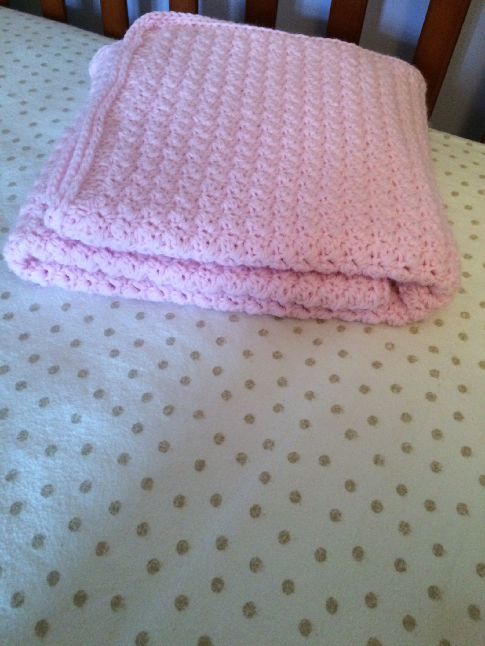 Signature baby blanket in pink pink baby swaddle pink Etsy