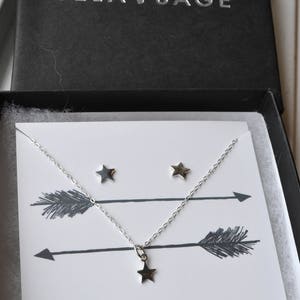 Sterling Silver, Dainty Star Necklace, Silver Star, Reach for the Stars, Shooting Star Necklace, Simple Tiny Star Jewelry image 4