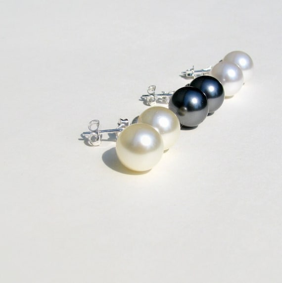 Bridal Pearl Earrings, Bridesmaid Gift, Wedding Pearl Drop Earrings - Etsy  | Bridesmaid pearl earrings, Pearl earrings, Earrings collection
