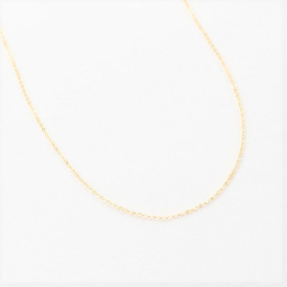 Simple Chain Necklace Gold Rose Gold or 