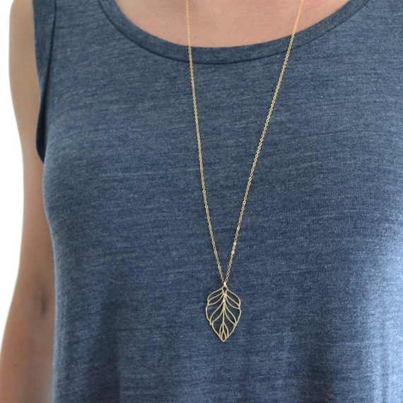 14k Yellow Gold Filigree Leaf Chain Slide Pendant 14k Yellow Gold Filigree Leaf Chain Slide Pendant