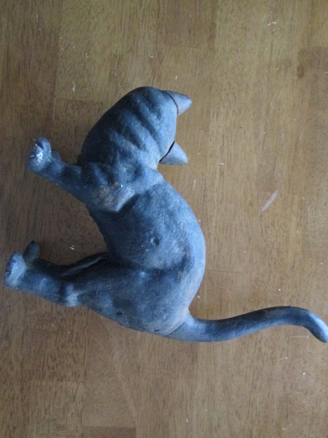 Cast Iron Black Cat Doorstop Etsy