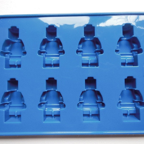 Lego man minifigure silicone jelly chocolate ice mold tray