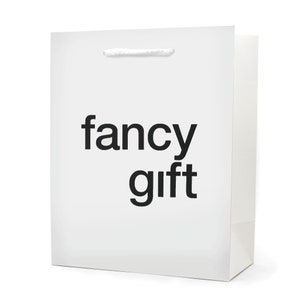 Bolsa de regalo FANCY GIFT - Bolsa de regalo divertida - Bolsa de regalo retro - Papel de regalo genérico - Papel de regalo divertido - Envoltura de regalo divertida