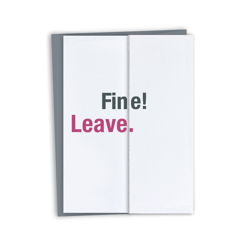 Funny Farewell Card Funny Retirement Card Funny New Job Congratulations for coworker leave Fine