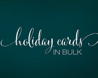 BULK Holiday Cards - Sets of 25-200 Funny Custom Christmas Cards - Boxed Christmas Cards - Christmas Card Set - Personalized Christmas Cards