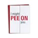 Funny Will You Be My Bridesmaid Card - Maid of Honor Card - Pee on you - Hold my dress - Bridesmaid Proposal - Personal Attendant - Unique 