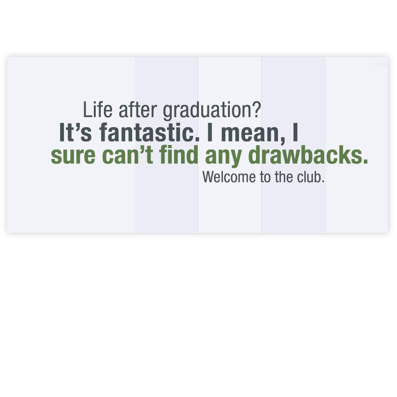 Funny Graduation Card / It sucks / Sarcastic Graduation Card image 2