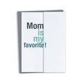 Funny Father's Day Gift! Card for Dad - Mom is my favorite - from Daughter kids son baby child children First Fathers, Pawter's Day Dog Dad product logo
