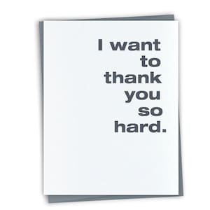Spank You Very Much Thank You Card DISC0090 