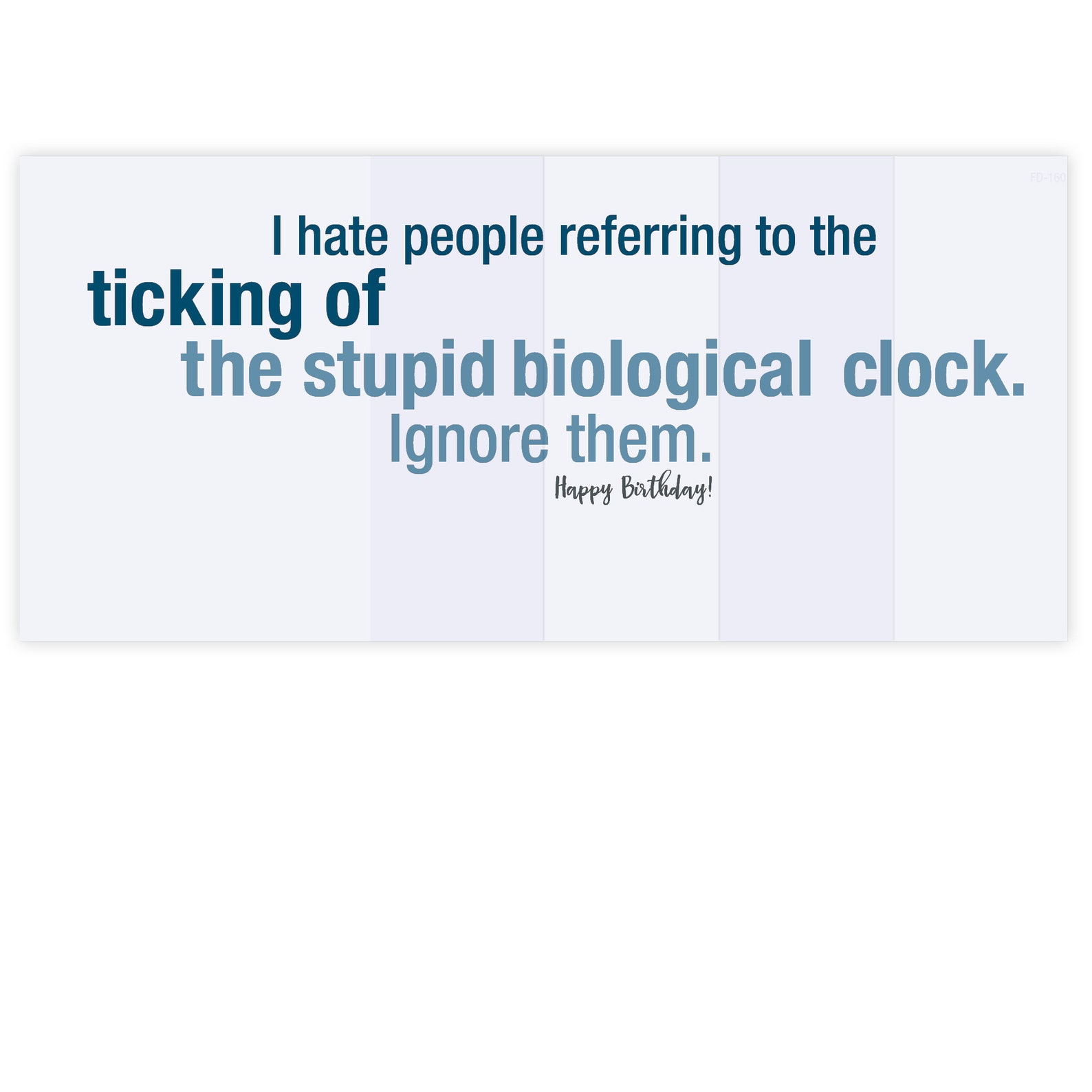 Funny Biological Clock Birthday Card / Tick tock Etsy