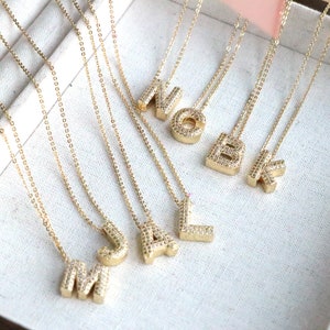 10Pcs 18K Gold 26 Letters Pendant Charm Accessories ,New Copper Zircon A-Z Initials Personalized Necklace Pendant Jewelry zdjęcie 4