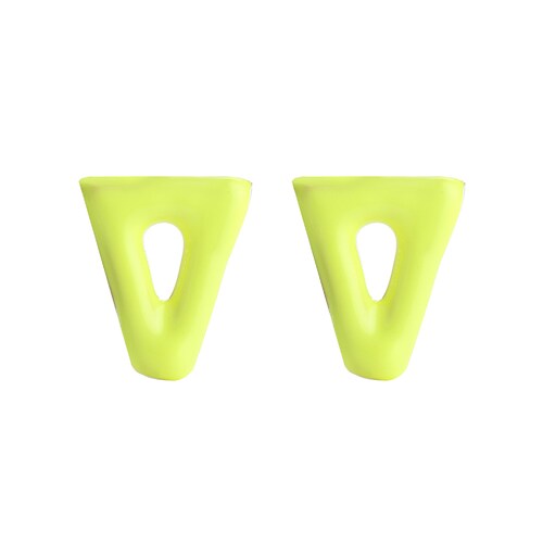 5Pairs Fashion Geometric Triangle Stud Earrings Enamel V Shape Earring,Cooper 18k shops Gold Plated Women Jewelry