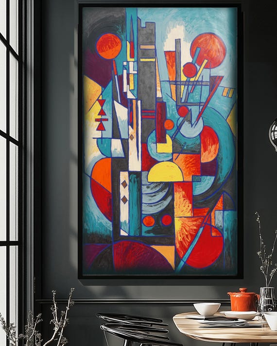 Abstract Minimalist Painting A1412 | Modern original Wall Art | blue black gold Original Canvas | Contemporary Home Decor | Ksavera