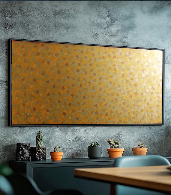 Abstract Gold Painting A1372 | Modern original Wall Art | Gold and bronze Original Canvas | Contemporary Home Decor | Ksavera