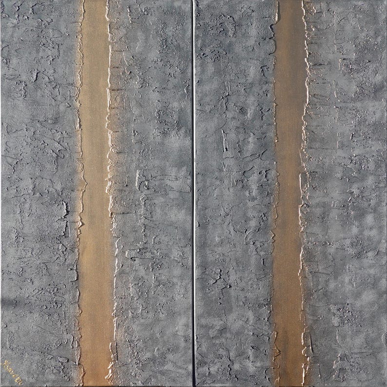 The image is a close-up of a textured surface with vertical lines running through it, creating a sense of depth and dimension.
