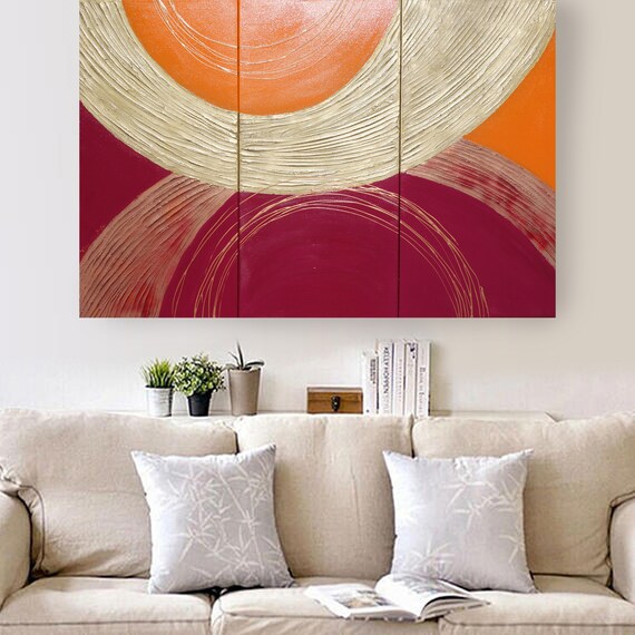 テクスチャーアート　orange gold  40×30 テクスチャーアート orange gold 40×30