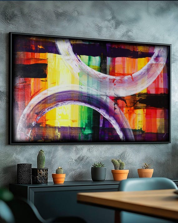 Abstract Minimalist Painting A1359 | Modern original Wall Art | blue black gold Original Canvas | Contemporary Home Decor | Ksavera