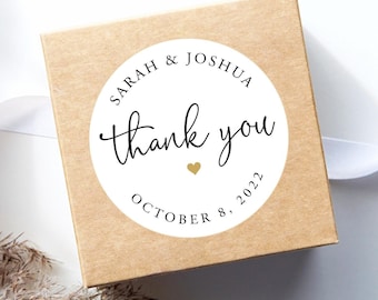 Wedding Stickers - Personalized Thank You Sticker - Thank You for Celebrating Sticker - Party Favor Sticker