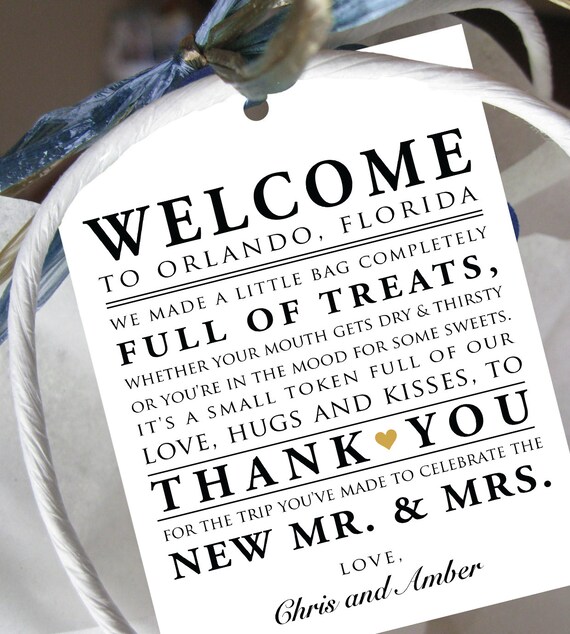 Wedding hotel gift bags sale