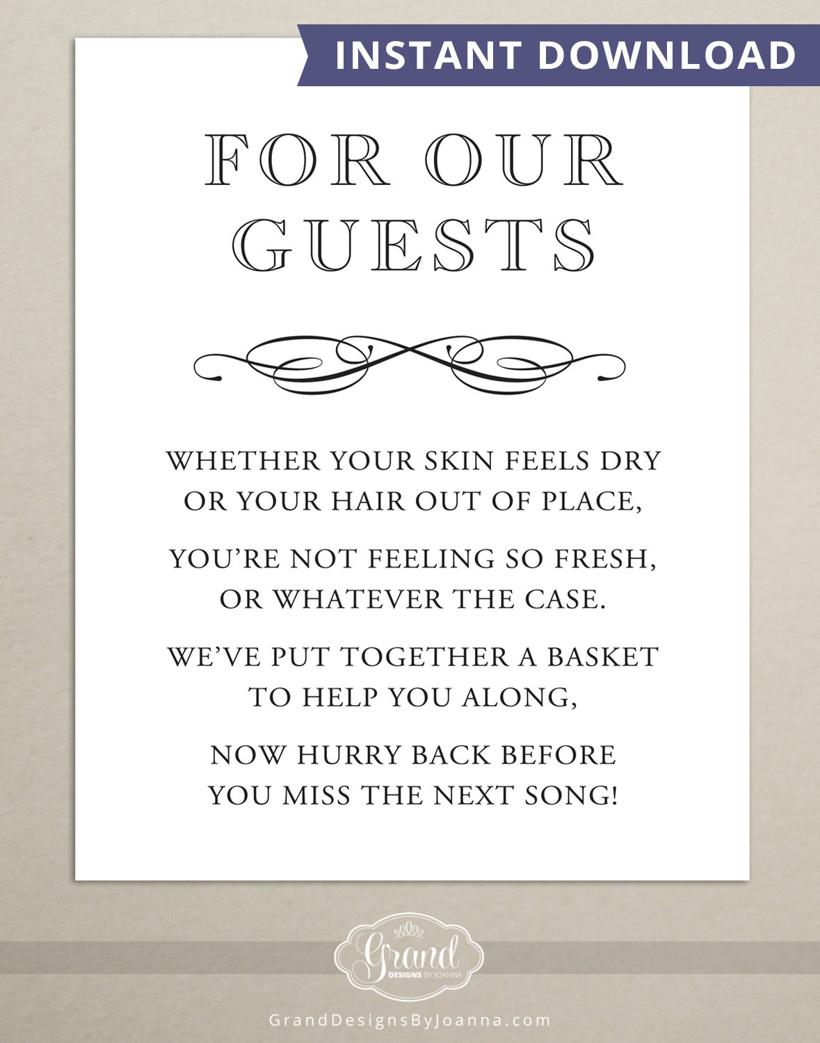 INSTANT DOWNLOAD Wedding Reception Bathroom Basket Sign 8x10 Bathroom Wedding Sign Digital, Printable - Etsy instant-download-wedding-reception-bathroom-basket-sign-8x10-bathroom-wedding-sign-digital-printable-etsy