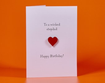 Stepdad birthday / father’s day card handmade