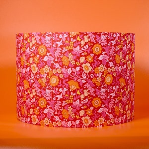 Liberty print cotton lampshade in 30cm or 20cm size