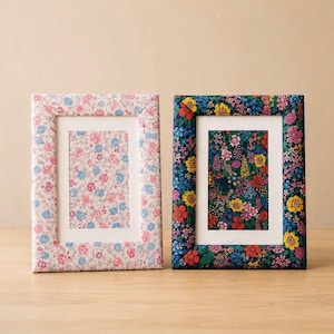 Liberty Fabric Picture Frames | Handmade in Cornwall | Range of Sizes and Fabrics  | Free Delivery