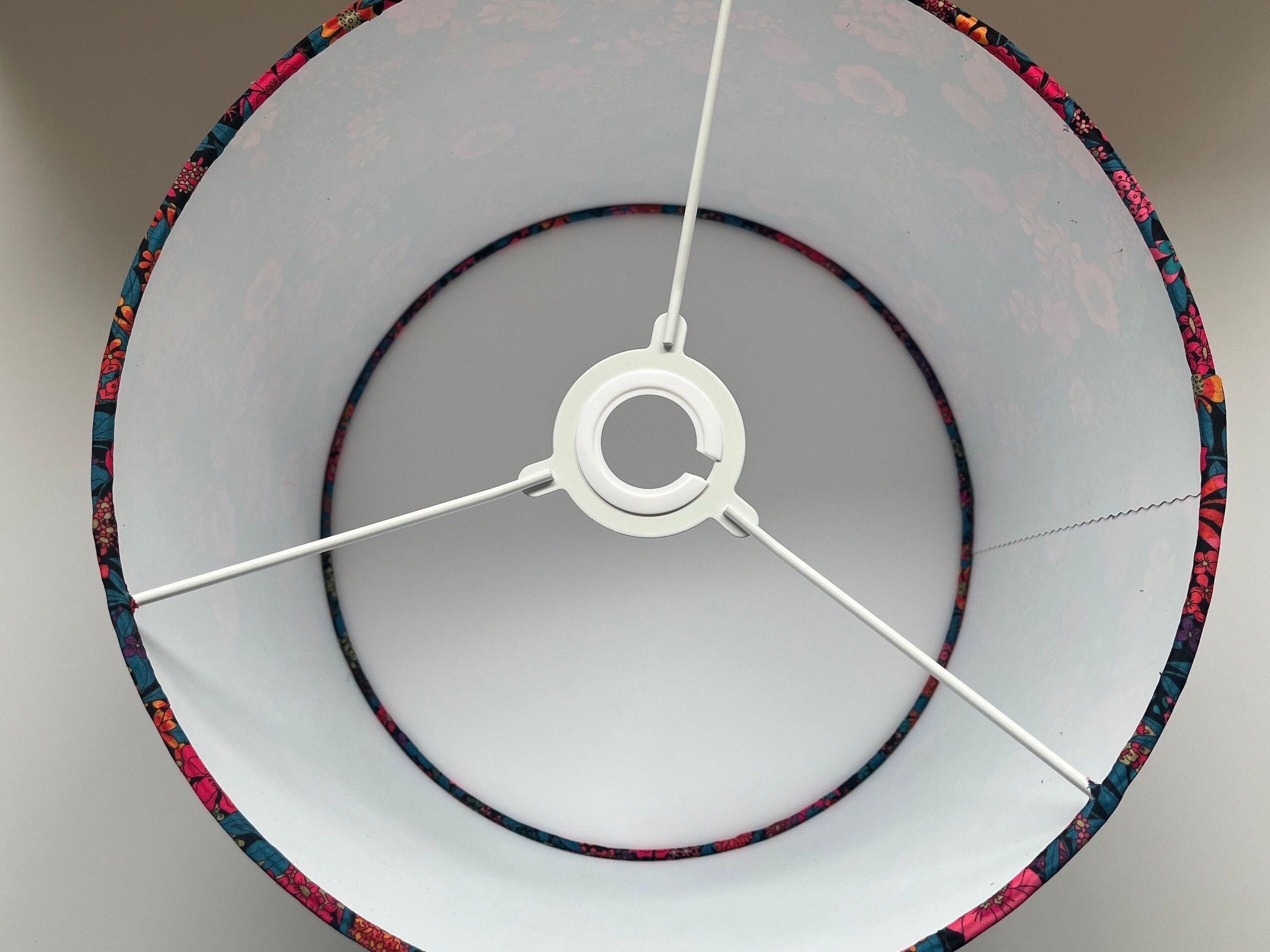 Liberty Lampshade in Pretty Felda C Tana Lawn Fabric. Sizes