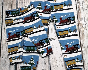 baby leggings, children's leggings, unisex leggings, christmas leggings