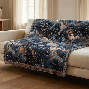 Marble Throw Blanket - Etsy