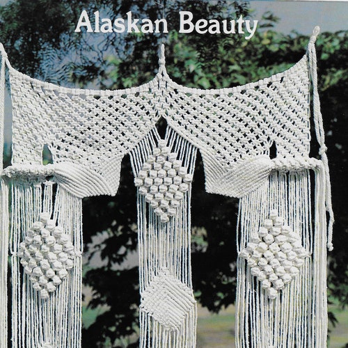 Large Macrame Wall Hangings Vintage Pattern Book PDF Digital Etsy