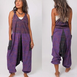 Handmade Tie dye Baggy Jumpsuit Overall ,Hippie Cotton Tie dye Overall in Pants,Unisex Tie dye Overall,Hippie Tie dye Jumpsuit,Festival