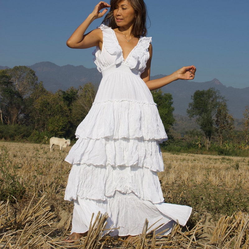 white corset maxi dress Bodice & Pleated Lace Season: SS23 Color:Twigs Green Halter Neck Mini Dresses