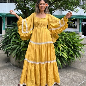 Mustard Yellow Maternity Dress - Etsy
