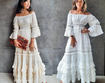 2 layer maxi dress