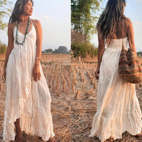 Bohemian Wedding Dress,Boho Maxi dress, Boho Halter maxi dress,Maternity maxi dress,Gown Maxi dress,Gypsy Maxi dress,Beach Maxi dress.