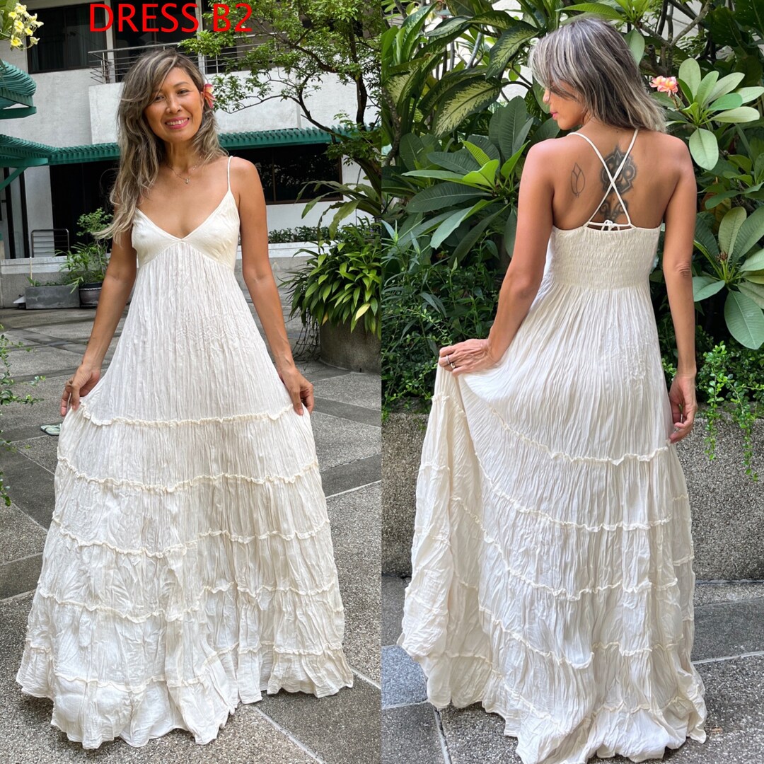 Handmade Halter Maxi Dressboho Wedding Halter Dressgown - Etsy