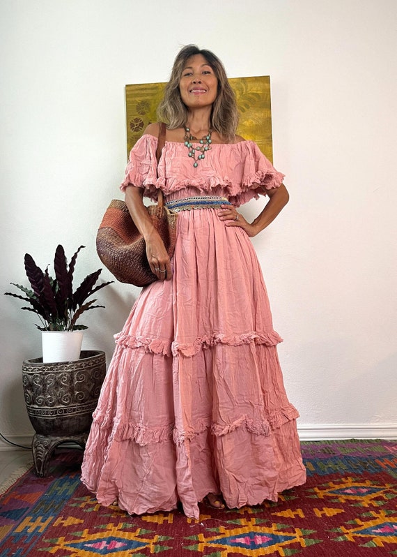 Boho Wedding Dress,boho off Shoulder Dress,gowns,red Wind Maxi