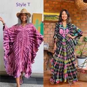 Tie Dye Maxi Dress,Tie dye Ruffled dress,Plus size tie dye dress Tie Dye Dress,XXXL,Tie Dye Kaftan,Hippie Tie dye dress,Festival tie dye top