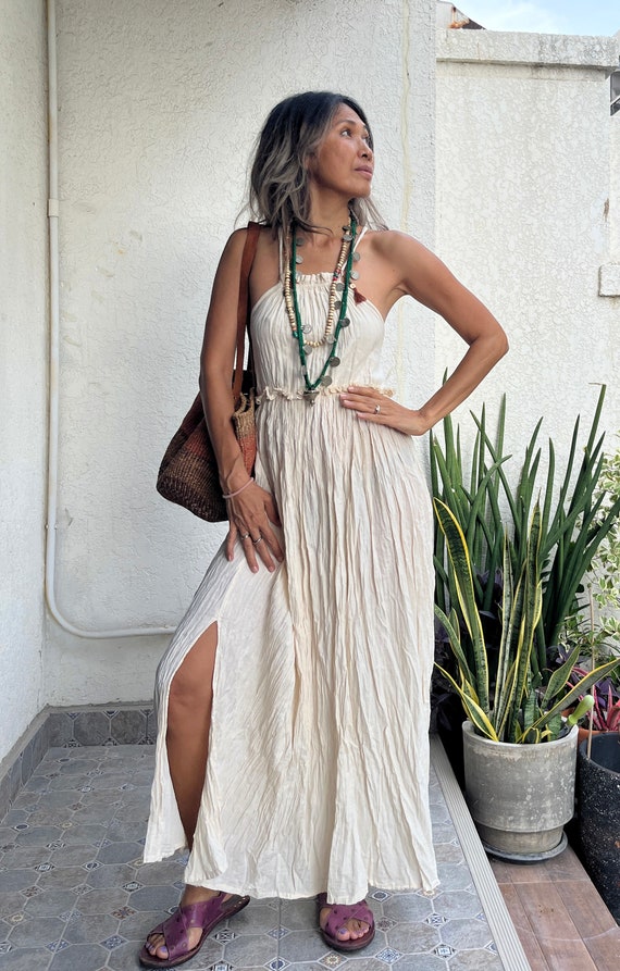 Robe ficelle dos best sale