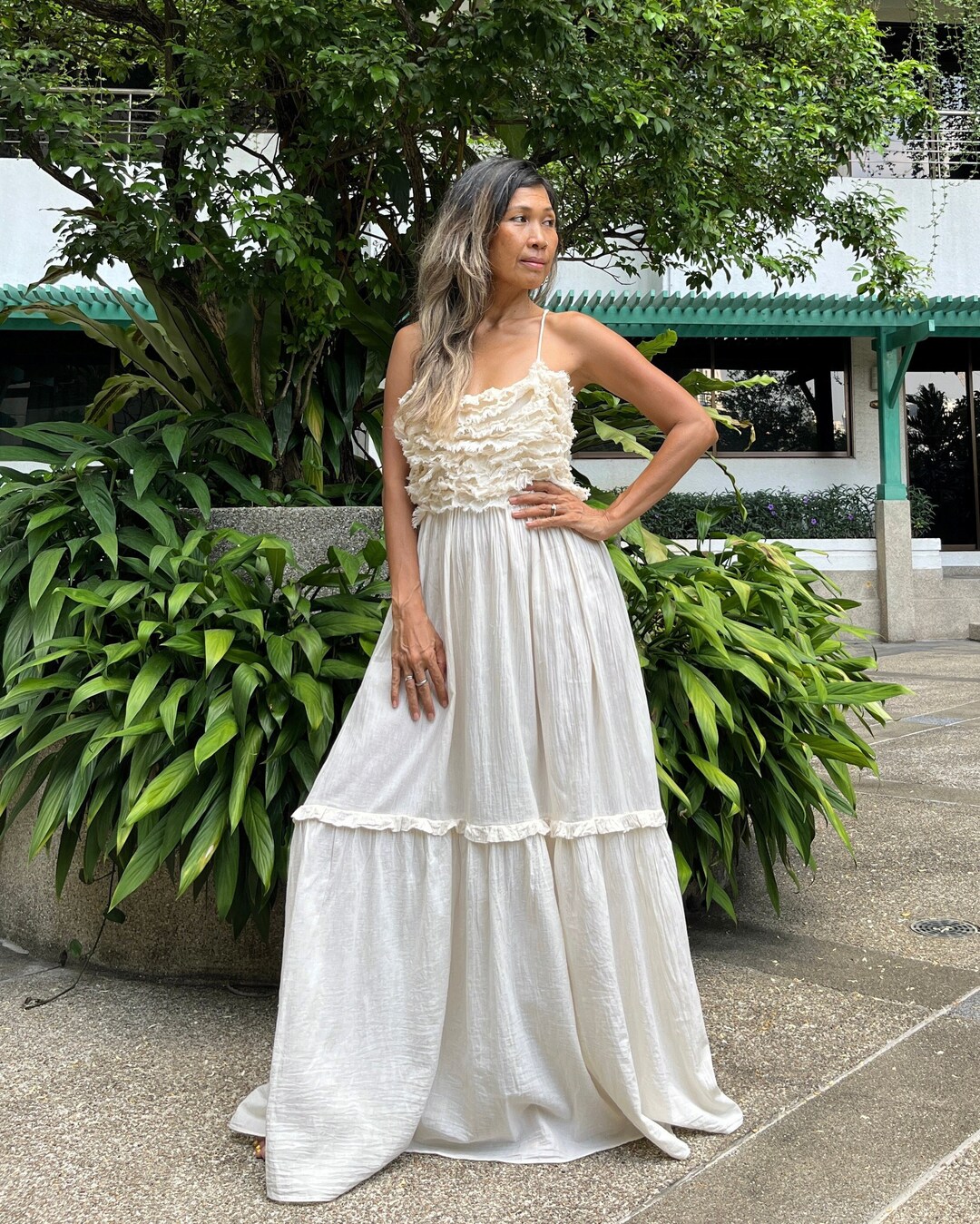 Boho cotton Maxi Dress,Off White Halter Maxi dress,Spaghetti strap cotton dress,Beach wedding dress,Beach Maxi dress,Summer cotton dress. Boho cotton Maxi Dress,Off White Halter Maxi dress,Spaghetti strap cotton dress,Beach wedding dress,Beach Maxi dress,Summer cotton dress.