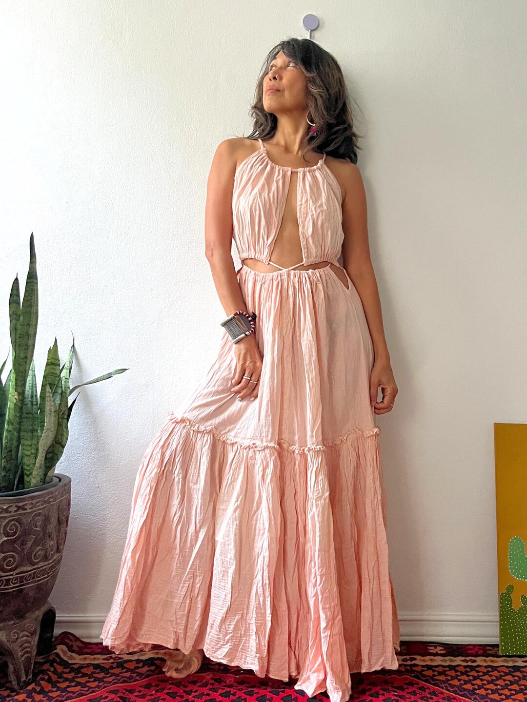 light in the box boho dresses Lightinthebox Women's Dresses Boho Skirt for Women Deep V Neck Ruffle Cap Sleeve Tie Belt Wrap Chiffon Flowing Maxi Skirt Beach Bag Lightweight, Green, XL : Amazon.co.uk: Fashion