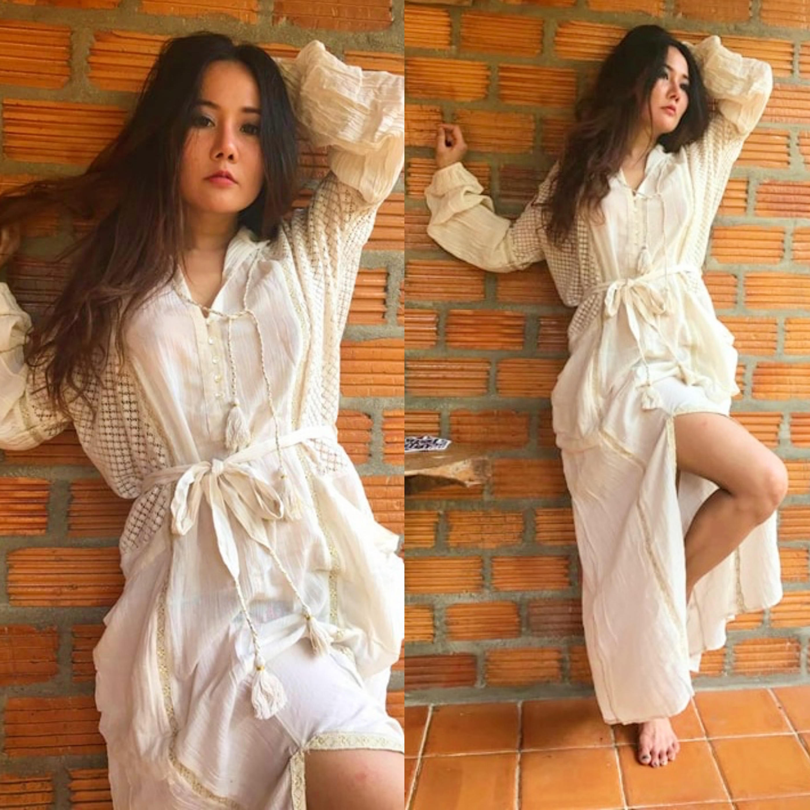 long sleeve gypsy dress