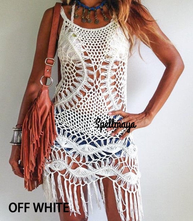 herlipto Linenblend Crochet Summer Dress
