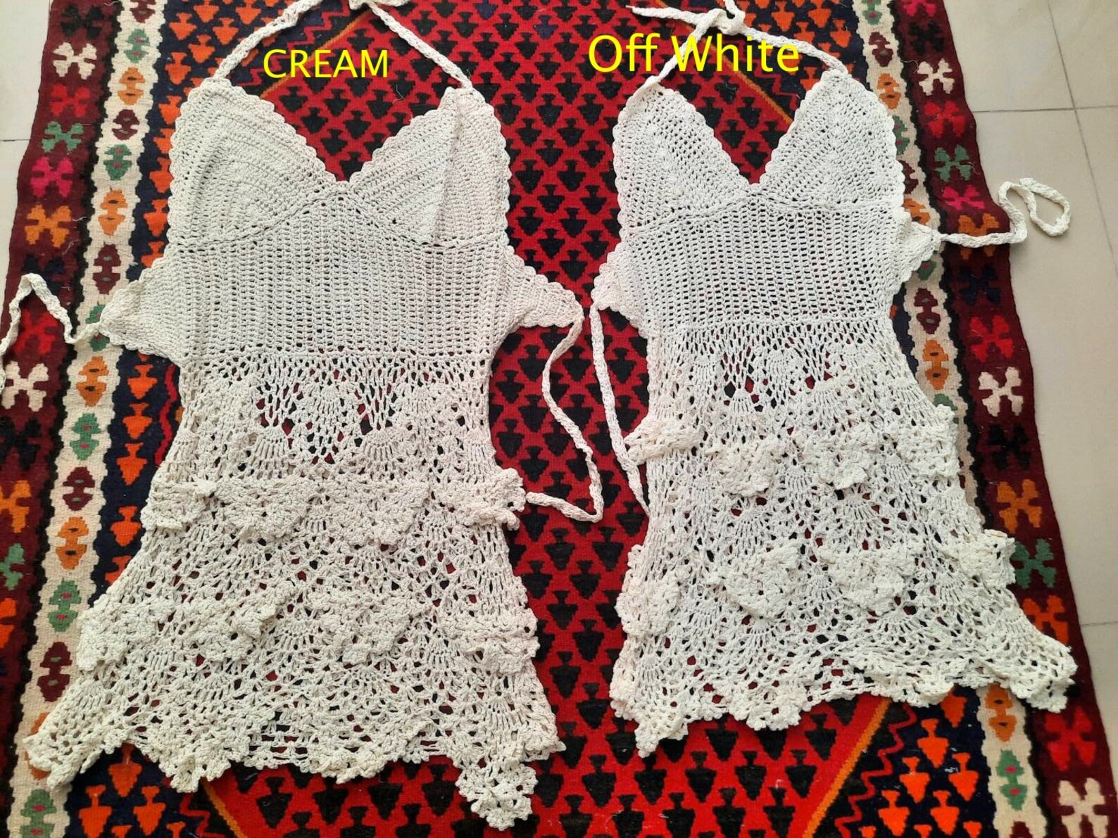 CROCHET MINI DRESS main image 1
